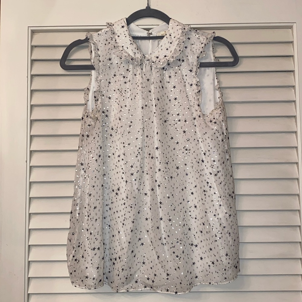 Kate Spade star silk blouse